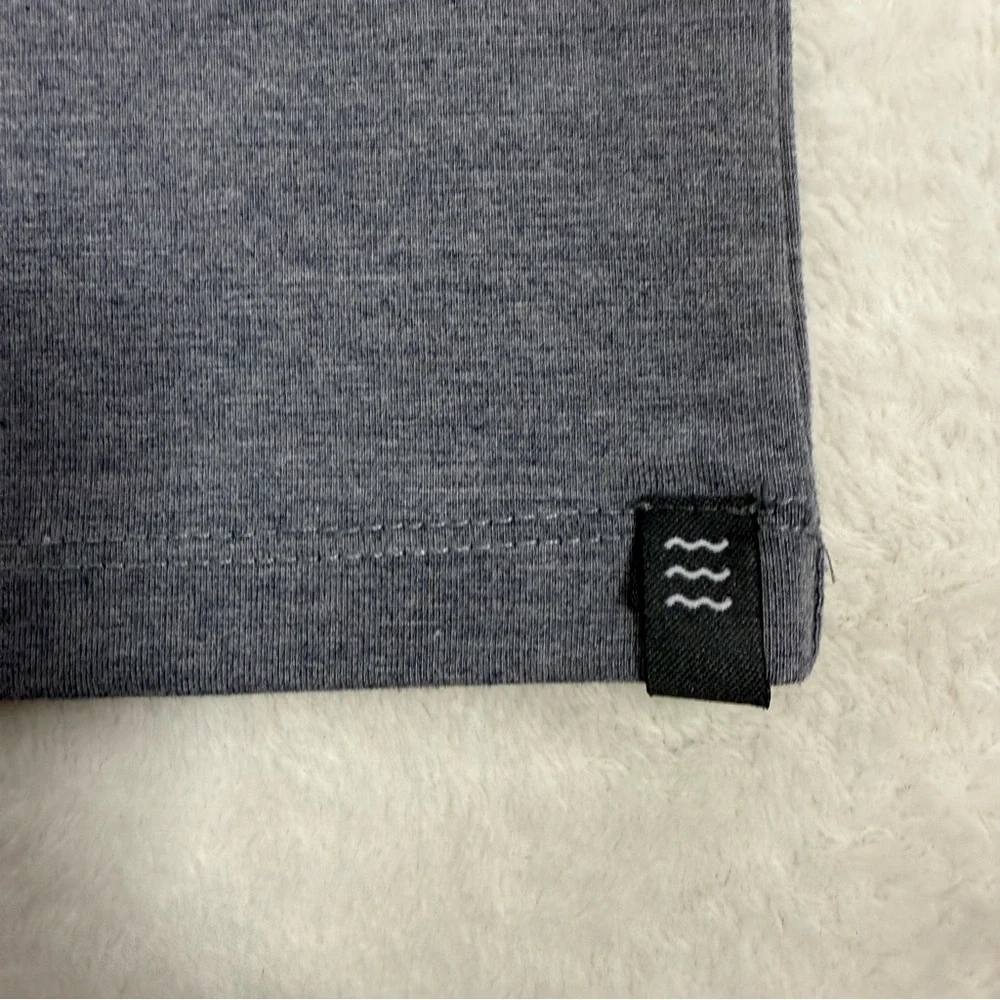 Free Fly Shirt Mens Large Blue Henley Long Sleeve‎ Bamboo Stretch Lightweight